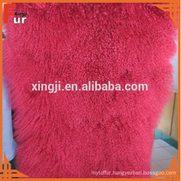 China Factory Real Fur Plate Tibet Lamb Fur